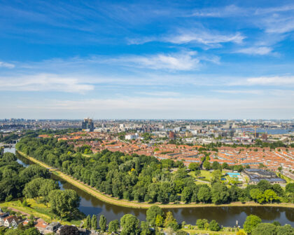 Luchtfoto van Amsterdam Noord